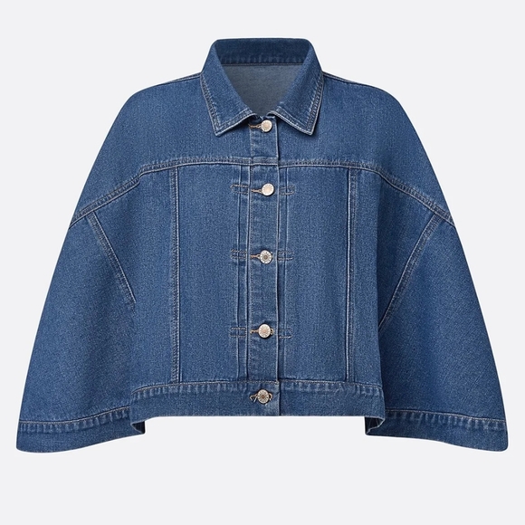 STYLEWE Jackets & Blazers - STYLEWE Casual Distressing Cloak Denim Coat